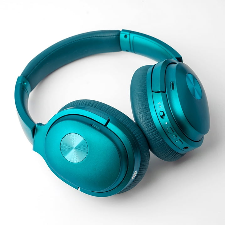 COWIN SE7 Active Noise Cancelling Headphones Wireless Bluetooth Headphones Over Ear With Mic/Aptx, Comfortable Protein Earpads 30H Playtime, Foldable Headphones For Travel/Work - Dark Green