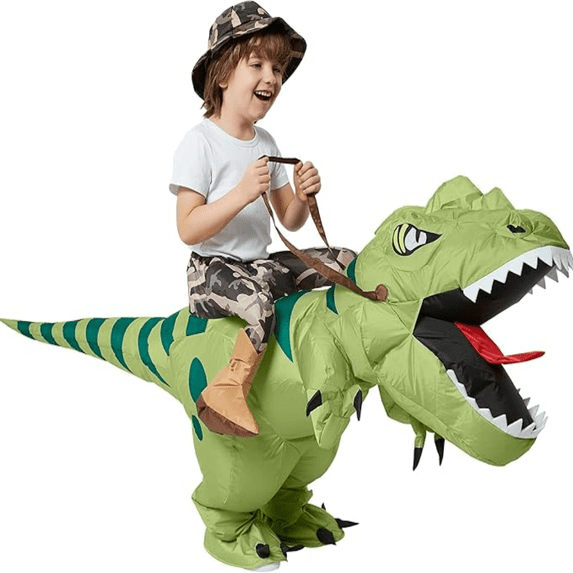 Inflatable Dinosaur Costume for Boys Girls Halloween Cosplay Party