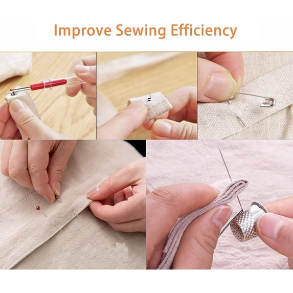 Sewing Kit for Adults, 112 Pcs Sewing Supplies for Home Travel and Emergency, Sewing Repair Kits Gift for Beginners Traveler Emergency