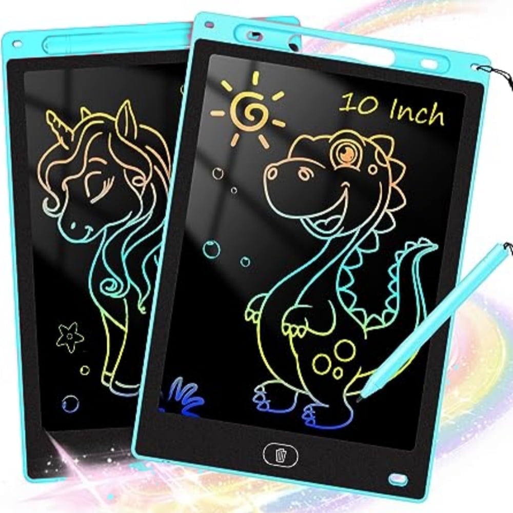 2 Pack LCD Writing Tablet for Kids 10 inch,Doodle Board, Preschool Toys for 3+ Kids