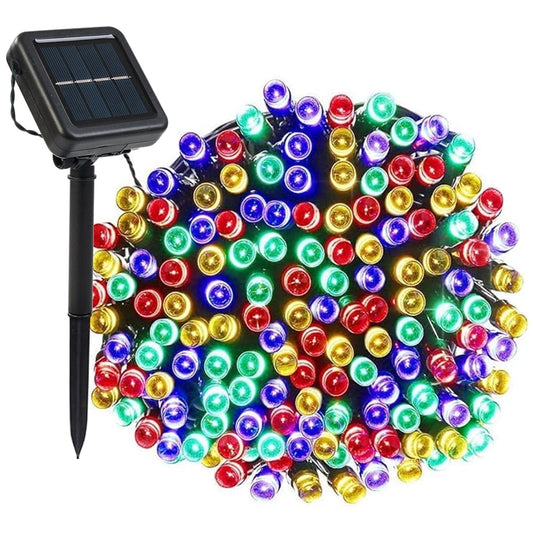 Cowin 200 Christmas LED Solar String Lights for Outside, 75ft 8 Modes Solar Christmas Lights