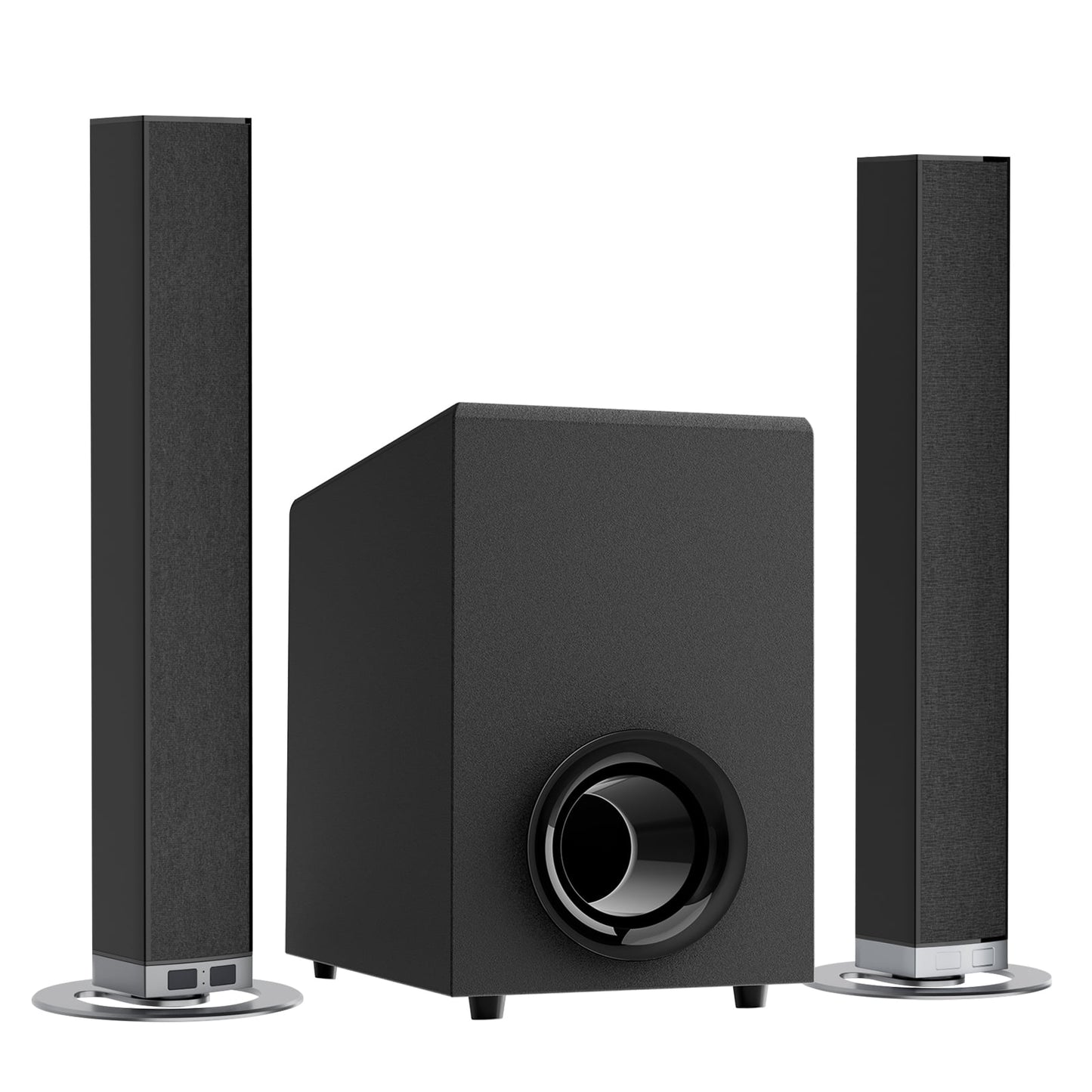 Cowin Sound Bar for Smart TV, 120W Sound Bar with Subwoofer, 2 in 1 Separable Bluetooth 5.0 Soundbar and Deep Bass