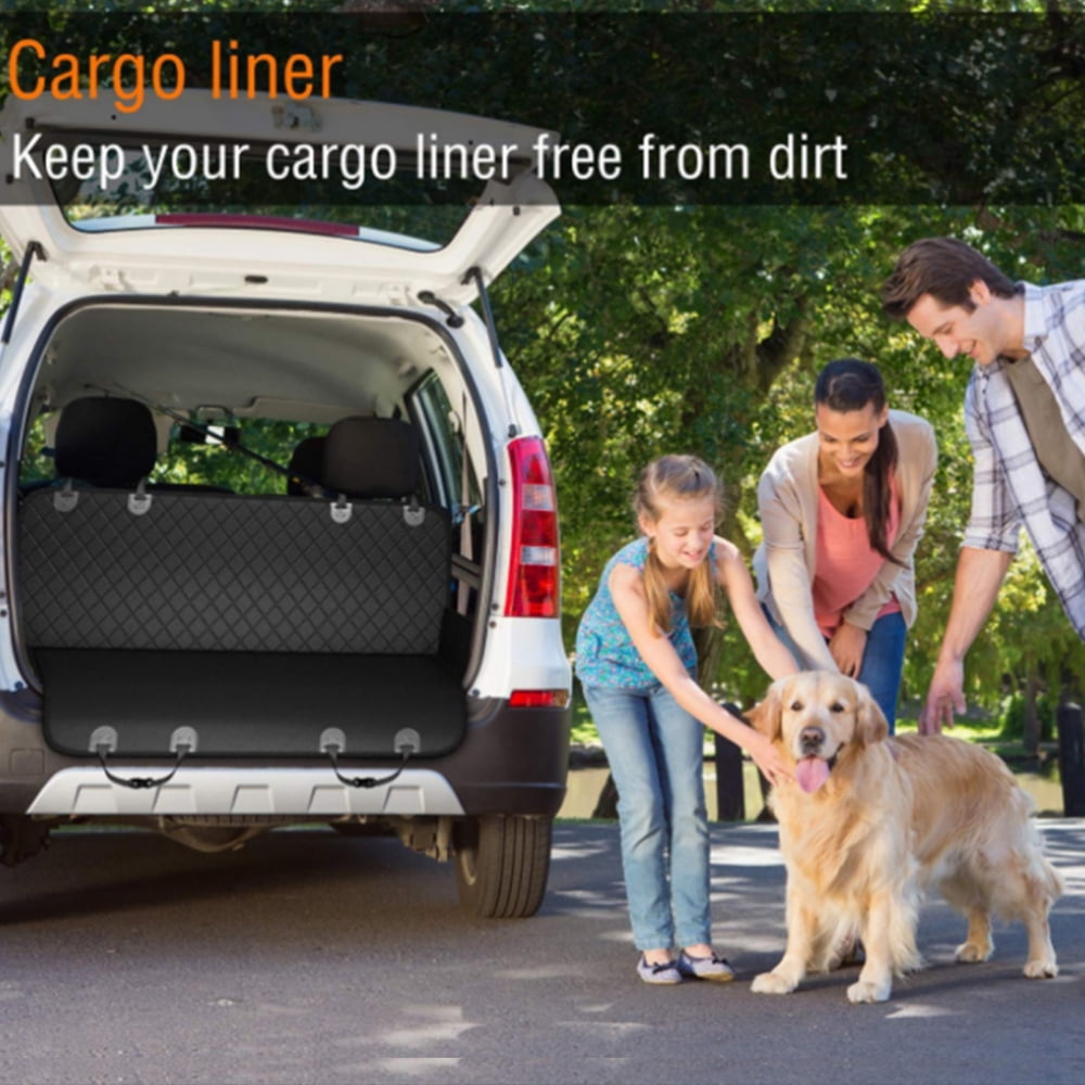 Dog Back Seat Cover Protector Waterproof Scratchproof Nonslip Hammock for Dogs Backseat Protection Against Dirt and Pet Fur Pets Seat Covers for Cars & SUVs