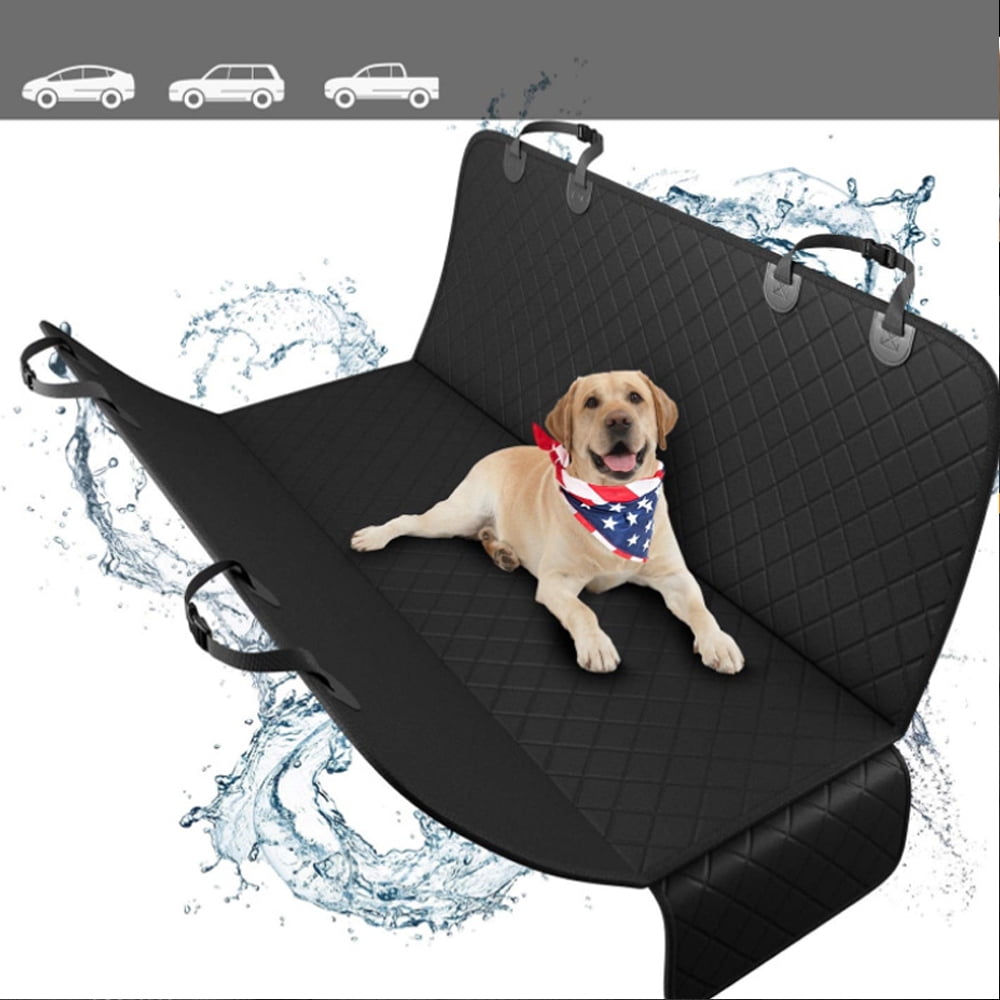 Dog Back Seat Cover Protector Waterproof Scratchproof Nonslip Hammock for Dogs Backseat Protection Against Dirt and Pet Fur Pets Seat Covers for Cars & SUVs