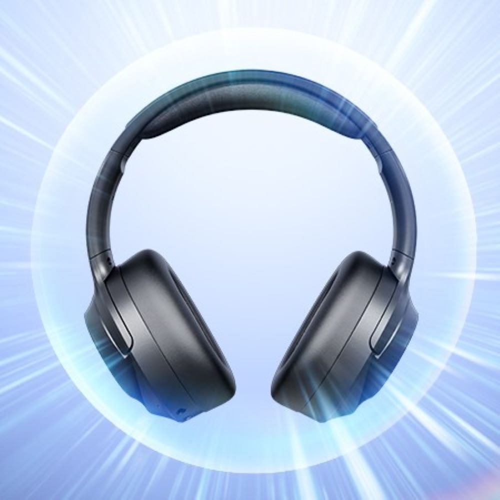 COWIN Active Noise Canceling Headphones, Headband Wireless Bluetooth Headset with ENC Mic, Perfect Bass, BT5.4, Black