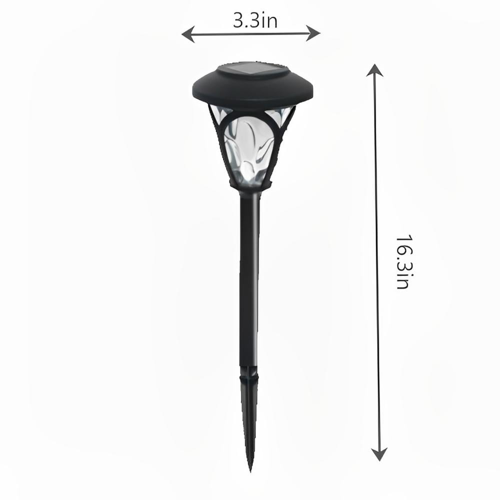 Maraawa 12 Packs Solar Pathway Ground LED Lights 12 Hrs Landscape Waterproof Garden Lighting for Yard Patio Walkway Outdoor, Warm White