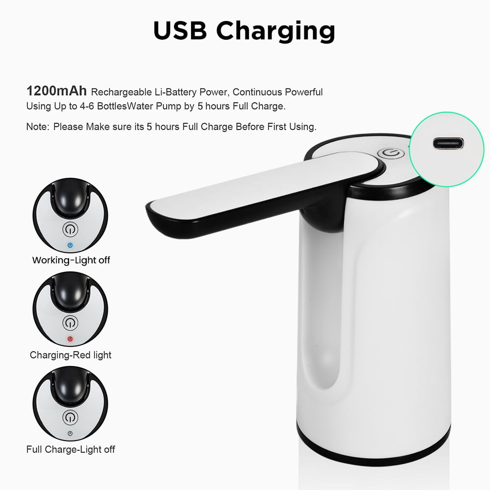 COWIN Water Bottle Dispenser Portable Electric Automatic for Universal 5 Gallon Bottle