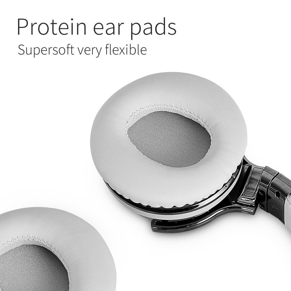 COWIN E7 Active Noise Cancelling Headphones Bluetooth Headphones with Mic Deep Bass Wireless Headphones Over Ear(White)