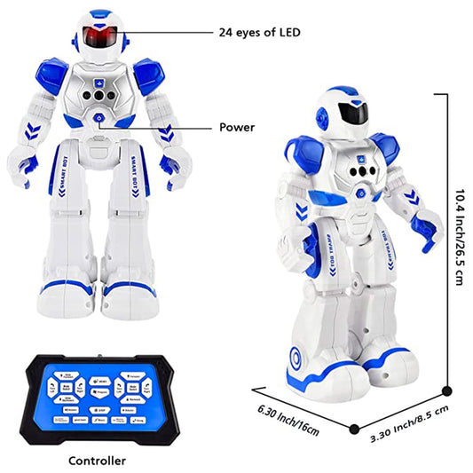 COWIN Remote Control Robot Singing Dancing Programmable with Infrared Gesture Age 3 -8 child Blue