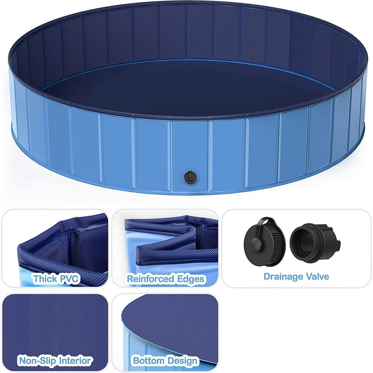 Silensys Kiddie Pool Round 32” x 8” Swimming Pool