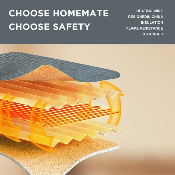 COWIN Electric Blanket Full Size, Brushed Flannel+Cotton Fleece, 10 Heating Levels and 1-8 Hour Automatic Shutdown, Machine Washable, Gray, 72 "x 84"