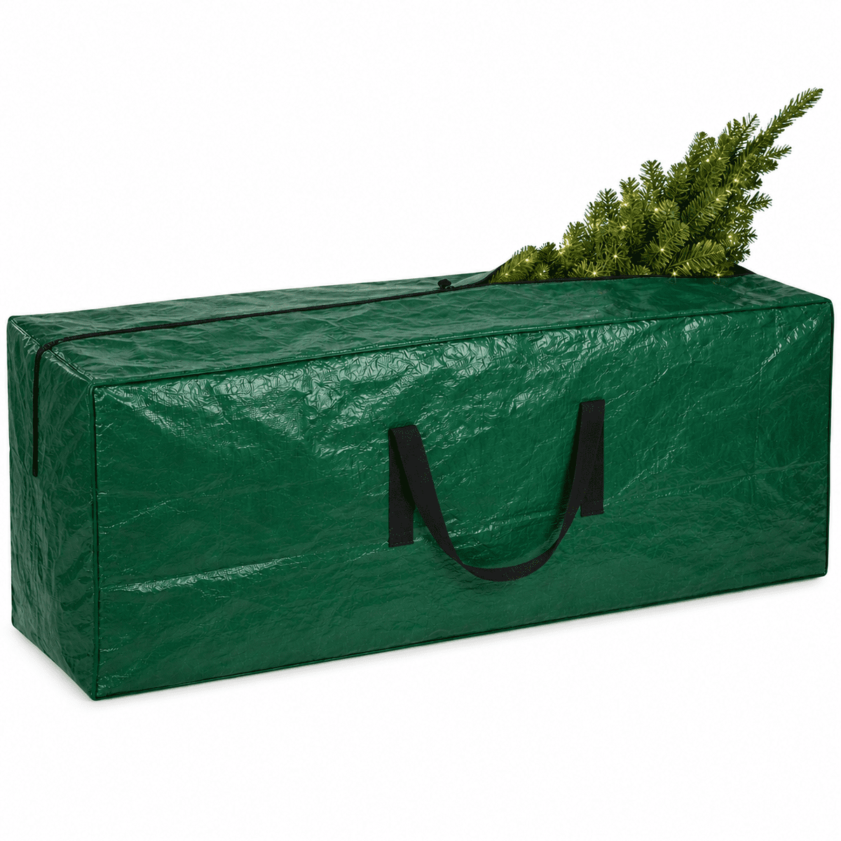Cowin 9 ft Christmas Tree Storage Bag , for Big Artificial Xmas Tree/Holiday Trees, Green (60X20X30in)