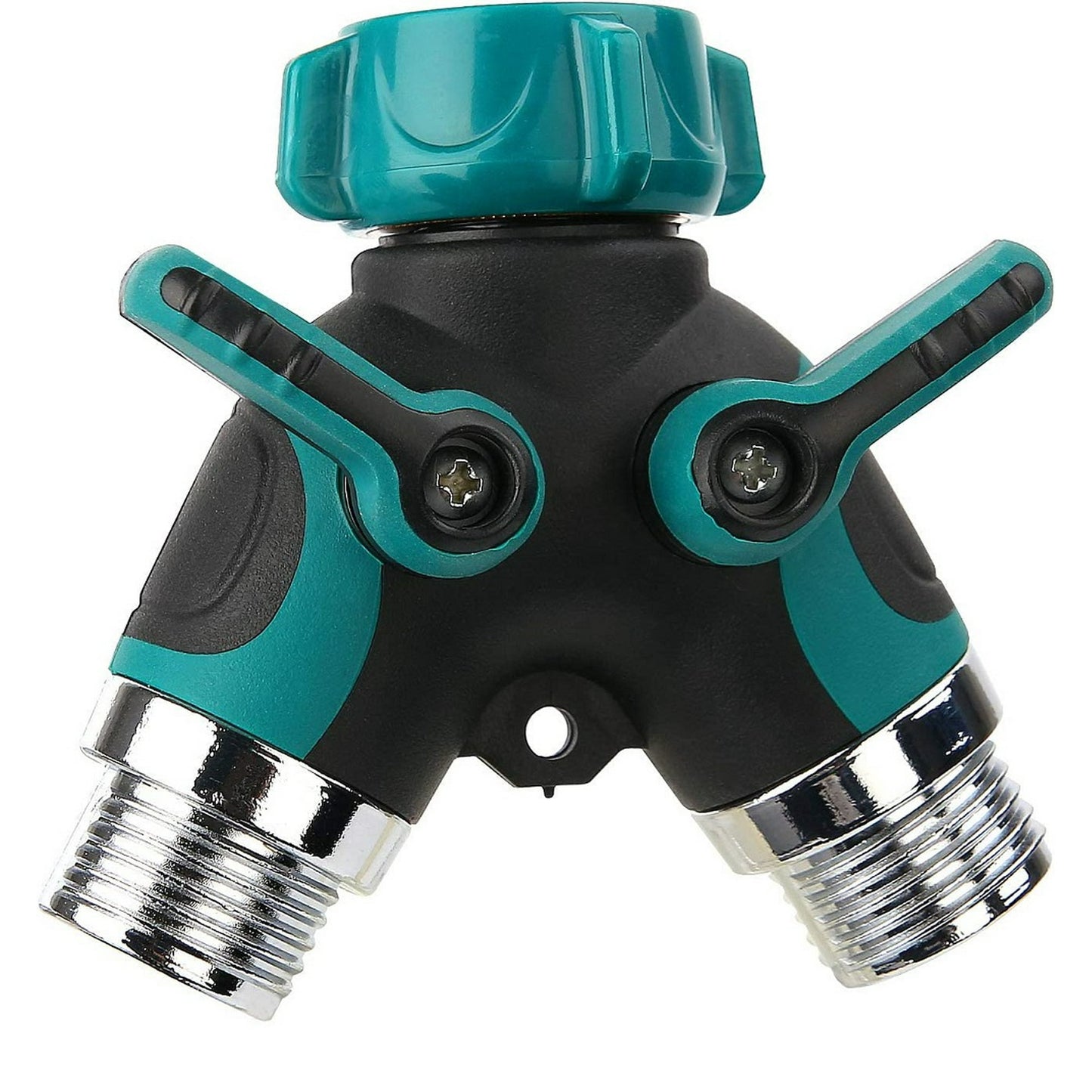Aedavey 2 Way Hose Splitter, 2 Way Water Splitter Heavy Duty, Garden Faucet, Faucet Splitter, Hose and Splitter, Garden Hose and Splitter, Hose Bib Splitter, with Shut off Valve