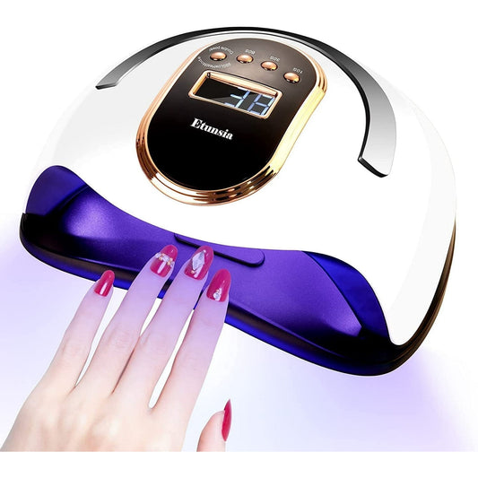 Cowin Gel Dryer Lamp for Manicure UV LED Nail Dryer Smart Sensor 168W Powerful Professional