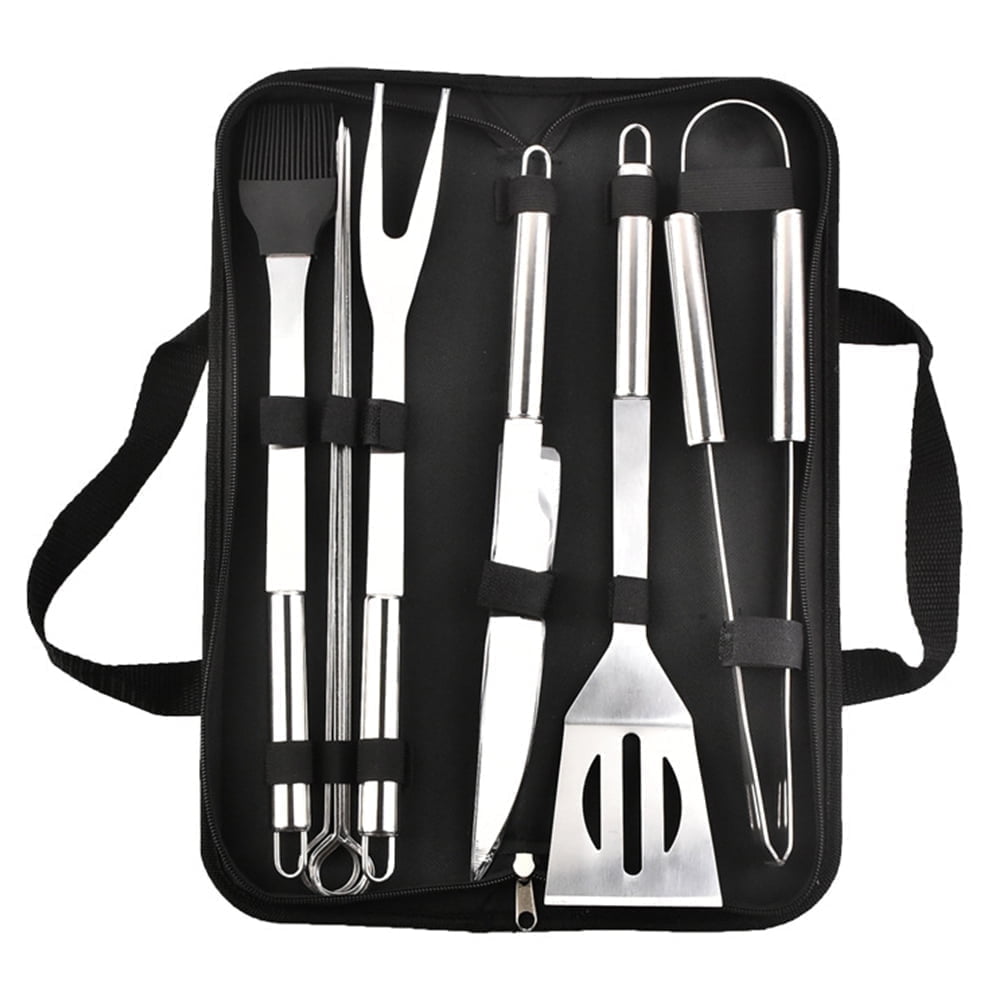 Grilling Accessories BBQ Grill Tools Set, 9 Pieces Stainless Steel Grill Kit with Case, Barbecue Utensil Tool