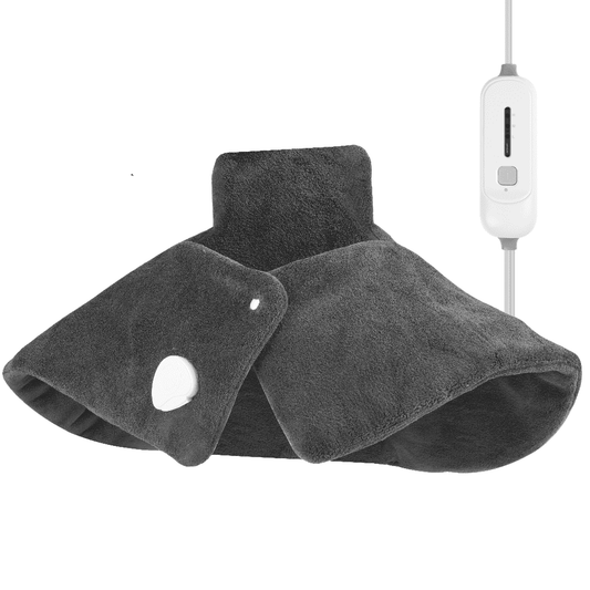 18" x 25"Heating Pad for Neck and Shoulders, Heat Pad for Pain Relief, 3 Heat Settings, Auto-Off, Gifts for Women Men,Grey