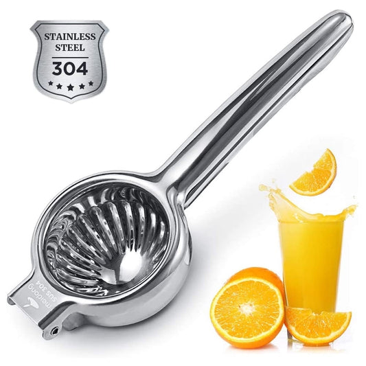 Lemon Squeezer Stainless Steel Hand Press Juicer Manual Citrus for Juicing Lemon ＆ Limes
