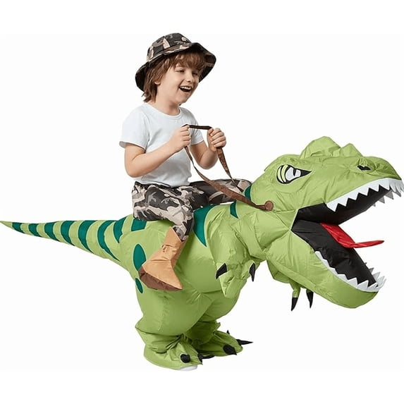 Inflatable Dinosaur Costume for Boys Girls Halloween Cosplay Party