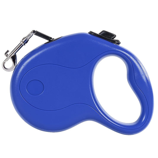 Retractable Dog Leash 16ft Pet Walking Leash with Anti-Slip Handle Hand Brake Blue