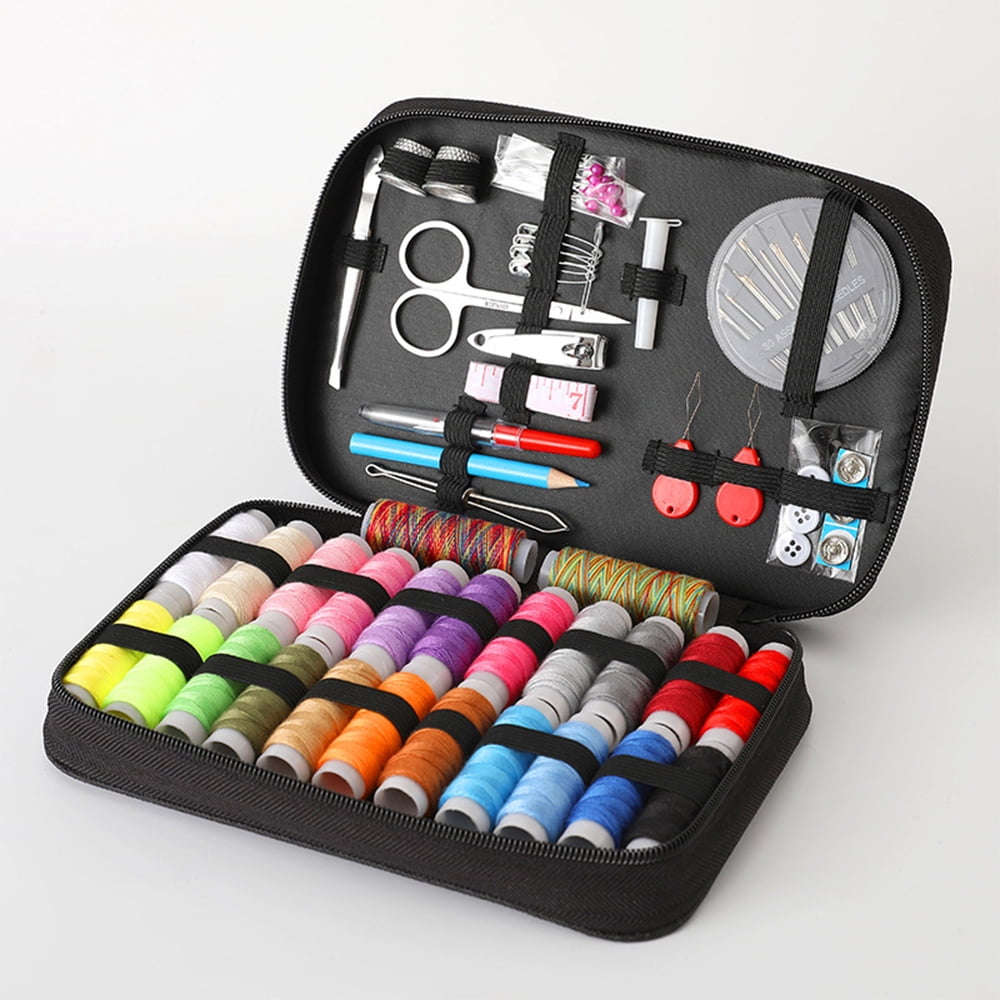 Sewing Kit for Home, Travel & Emergencies - Filled with Quality Notions Scissor & Thread - Great Gift