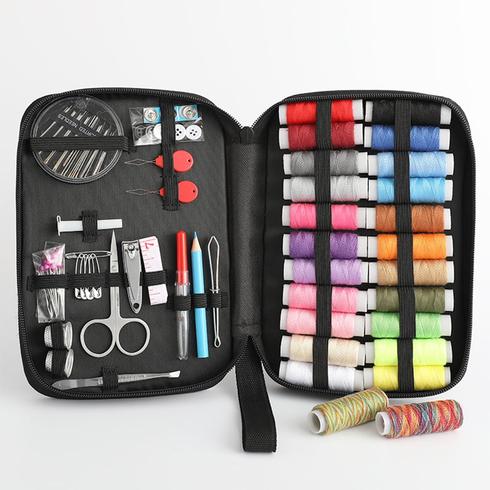 Sewing Kit for Home, Travel & Emergencies - Filled with Quality Notions Scissor & Thread - Great Gift