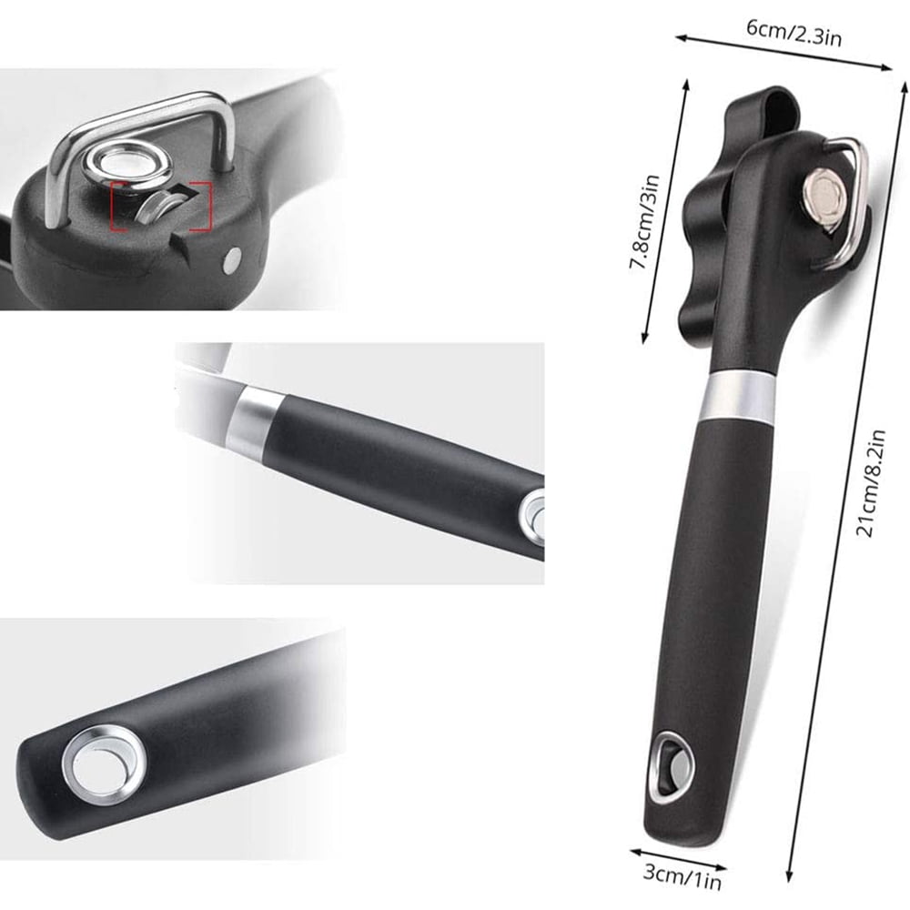 Cowin Can Opener Manual Cutting Can Opener Safe Smooth Edge Stainless Steel Ergonomic Can Opener Kitchen Restaurant