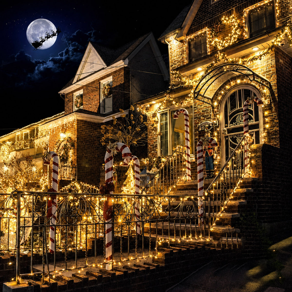 2 Pack 200 Christmas LED Solar String Lights for Outside, 75ft 8 Modes Solar Christmas Lights