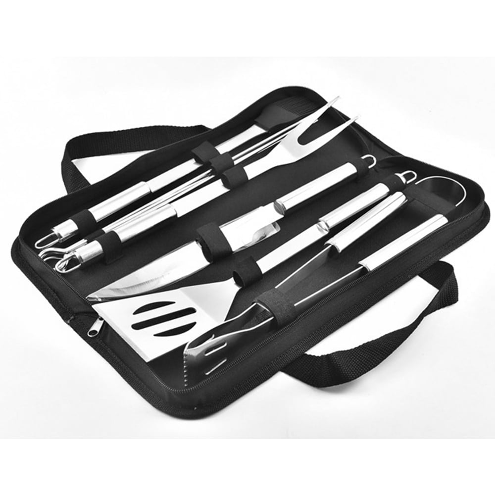 Grilling Accessories BBQ Grill Tools Set, 9 Pieces Stainless Steel Grill Kit with Case, Barbecue Utensil Tool