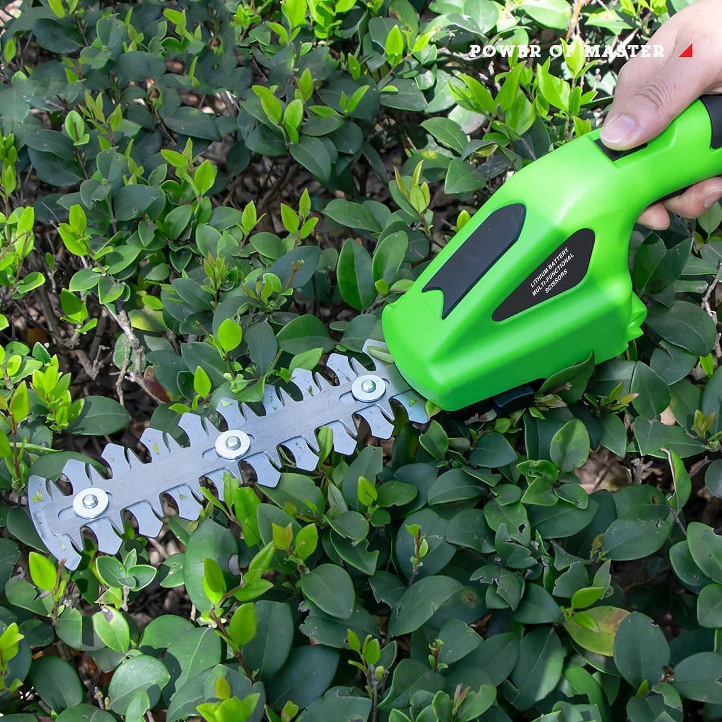 Cordless Grass Shear & Shrubbery Trimmer, 2 in 1 Handheld 7.2V Rechargeable Grass Trimmer Hedge Shears/Grass Cutter