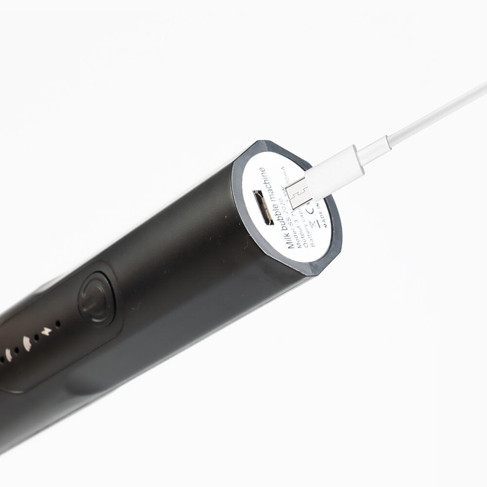 Cowin Milk Frother Wand Drink Mixer - Handheld Milk Frother Electric Whisk - Easy-Clean Stainless Steel Frother Wand & Mini Blender - Electric Coffee Frother for Milk Coffee Lattes