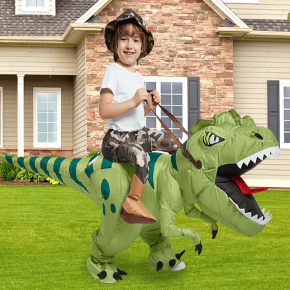 Inflatable Dinosaur Costume for Boys Girls Halloween Cosplay Party