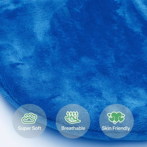 Cowin Electric Heat Pad for Neck and Shoulders, Heating Pad with 4 Heat Settings & Auto Shut Off, Machine Washable Heating Pad, Gifts for Family, Blue