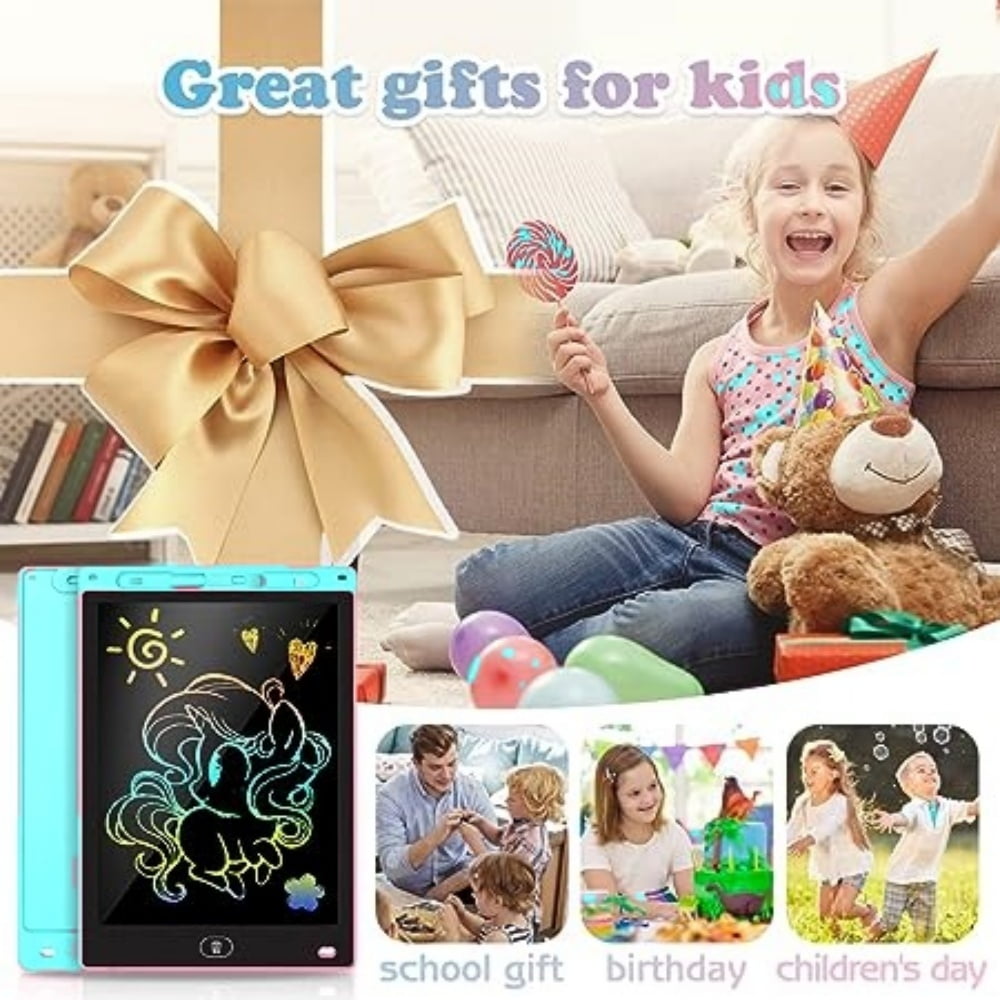 2 Pack LCD Writing Tablet for Kids 10 inch,Doodle Board, Preschool Toys for 3+ Kids