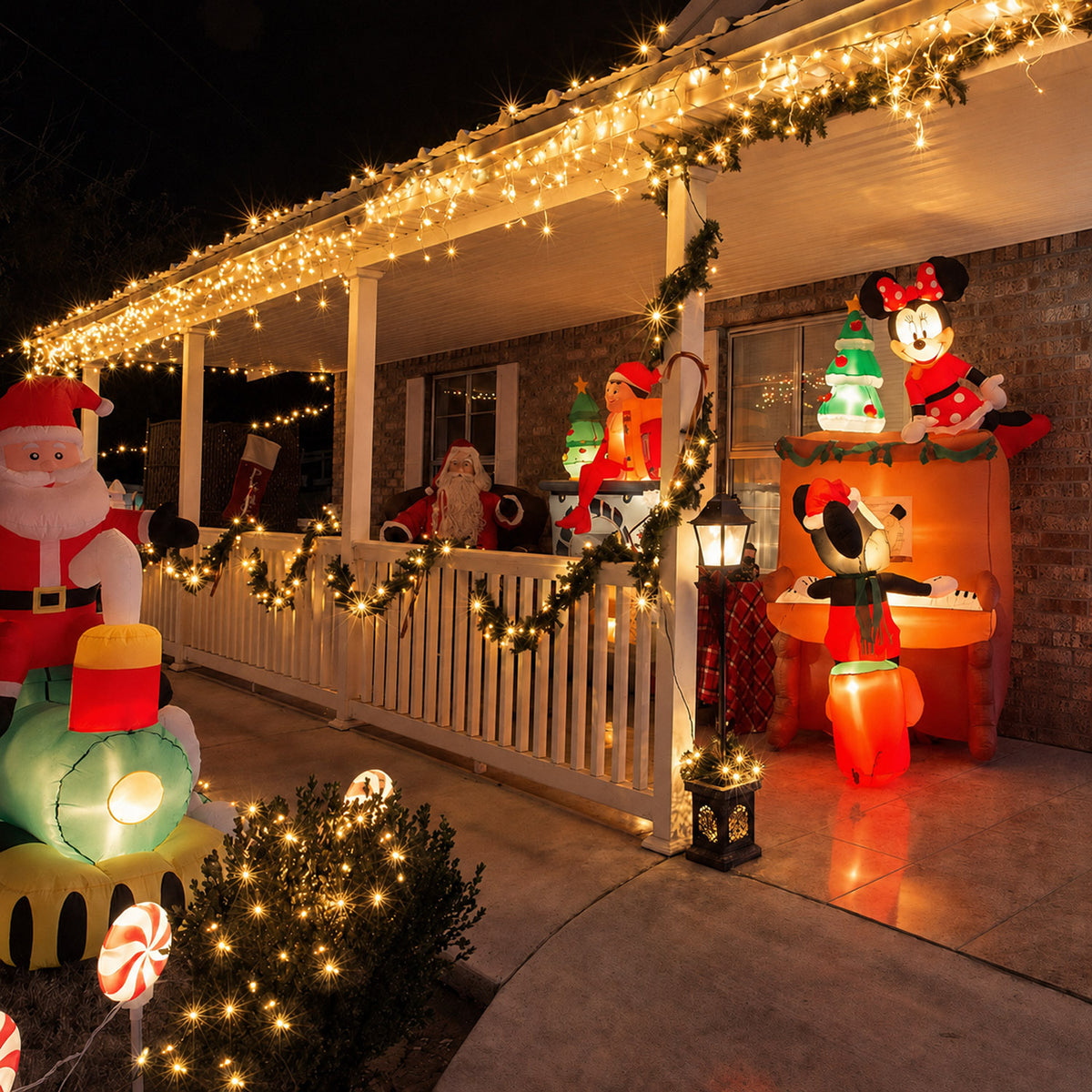 2 Pack 200 Christmas LED Solar String Lights for Outside, 75ft 8 Modes Solar Christmas Lights
