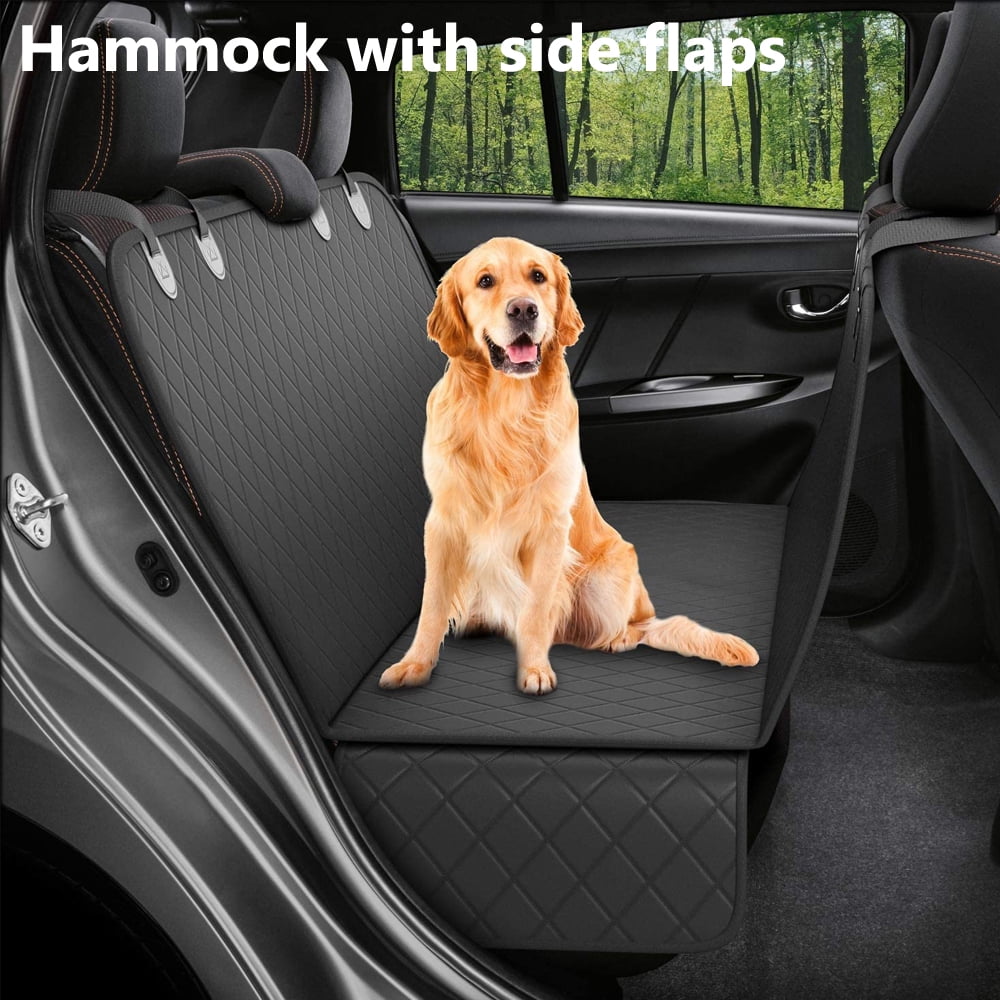 Dog Back Seat Cover Protector Waterproof Scratchproof Nonslip Hammock for Dogs Backseat Protection Against Dirt and Pet Fur Pets Seat Covers for Cars & SUVs