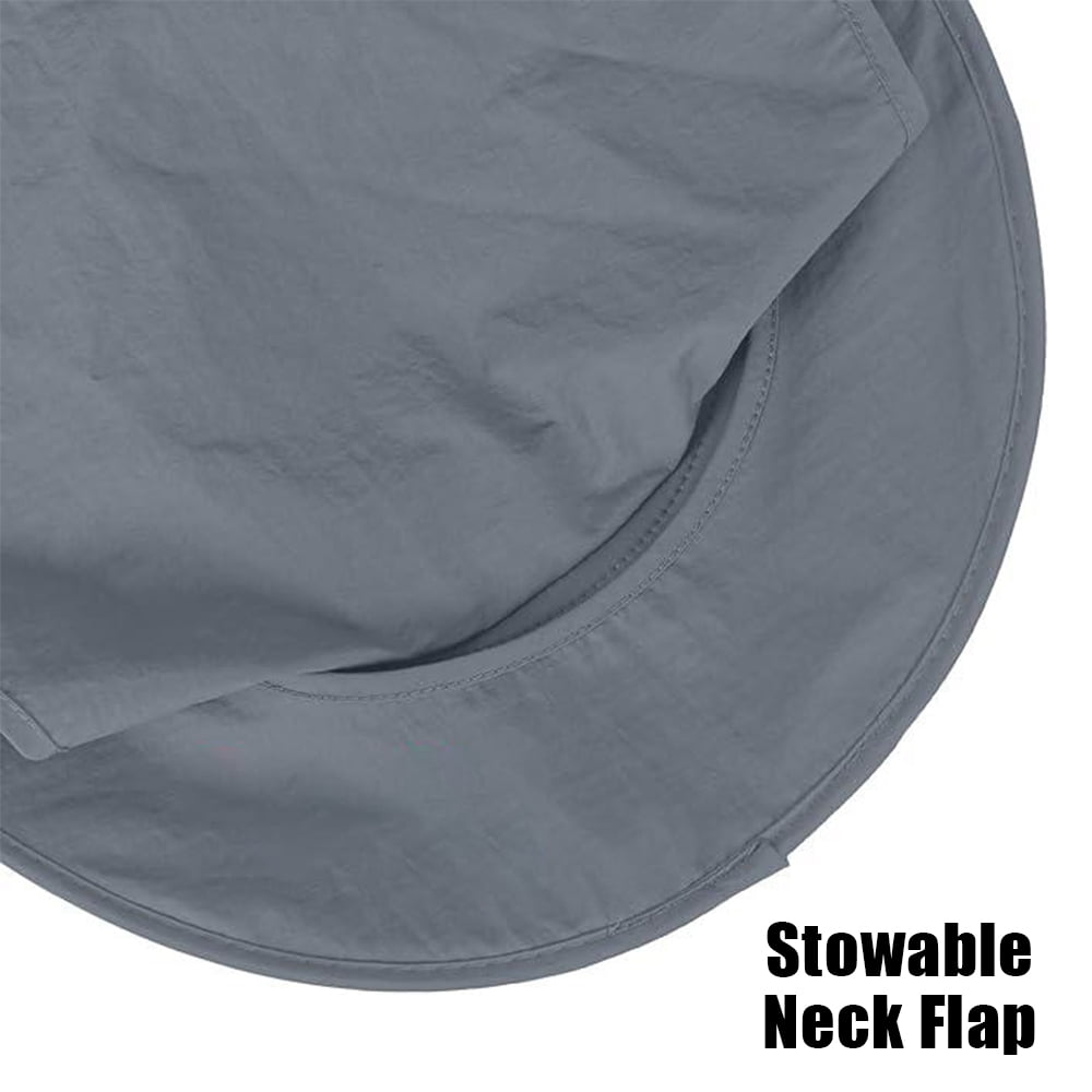 COWIN Fishing Hat,Outdoor UPF50+ Mesh Sun Hat,Wide Brim Fishing Hat with Neck Flap Sun Hat,for Men and Wome